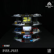 Huiyi MoreArt1:64 Octagonal Building Parking Lot 01 Simulation Model