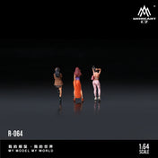 MoreArt1:64 Beautiful and Beautiful Girl Doll Set Simulation Resin Model