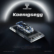 TimeTop 1:64 Koenigsegg One-1 police car simulation alloy car model
