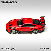 Time Micro 1:64 992 GT3RS Red Alloy Car Model