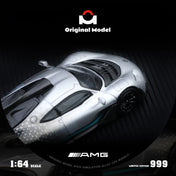 Original model: 1/64 AMG One-Starlight Silver Alloy Car Model
