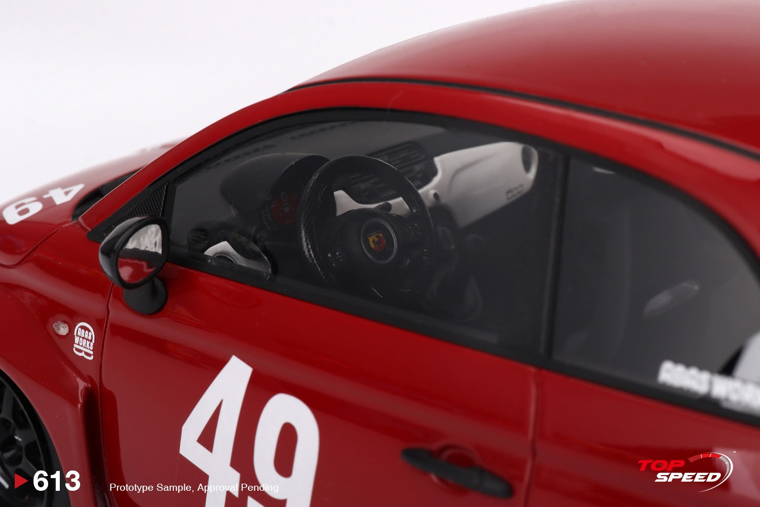 TS0613 * Abarth LB-WORKS x Abas Works 595 Red