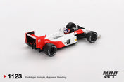 MINIGT - McLaren MP4/4 #11 Alain Prost 1988 Japanese Grand Prix 2nd Place - MGT01123