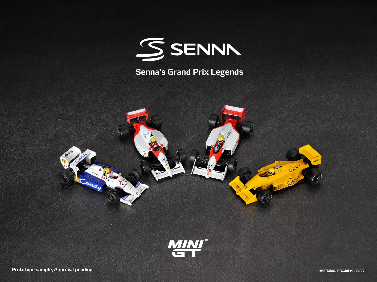 MINIGT - Toleman TG184 #19 Ayrton Senna 1984 Monaco Grand Prix 2nd Place - MGT01118