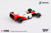 MINIGT - McLaren MP4/4 #12 Ayrton Senna 1988 Japanese Grand Prix Winner - MGT01099