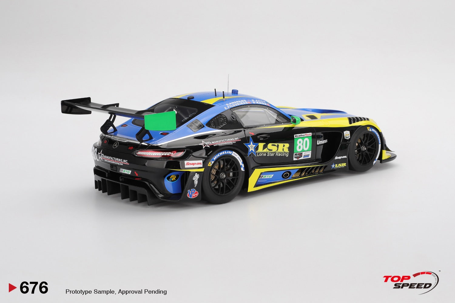 TS0676 * Mercedes-AMG GT3 EVO #80 Lone Star Racing 2025 IMSA Daytona 24 Hrs