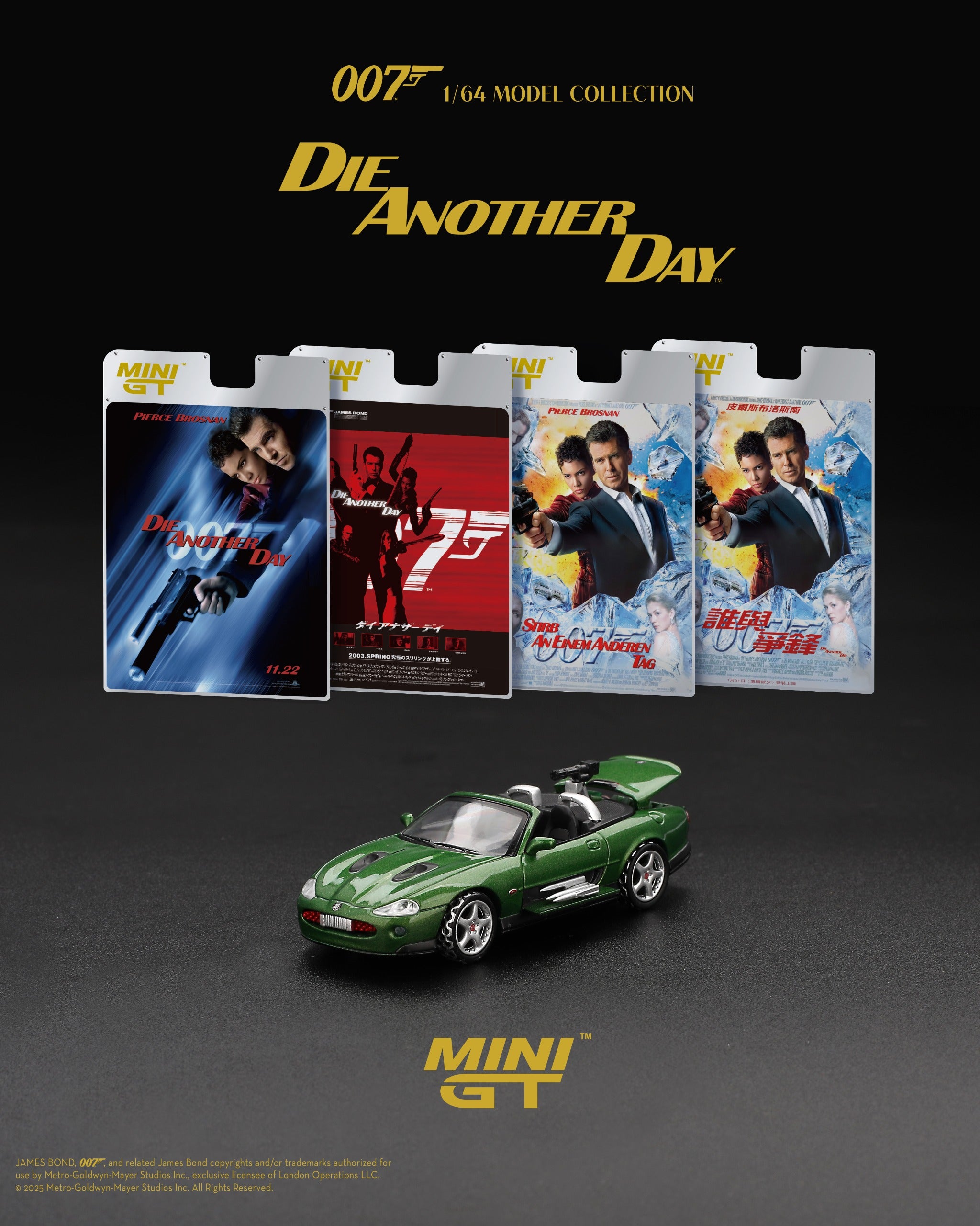 MINIGT - Jaguar XKR "Die Another Day" English Blister Packaging (NO CHASE CAR)