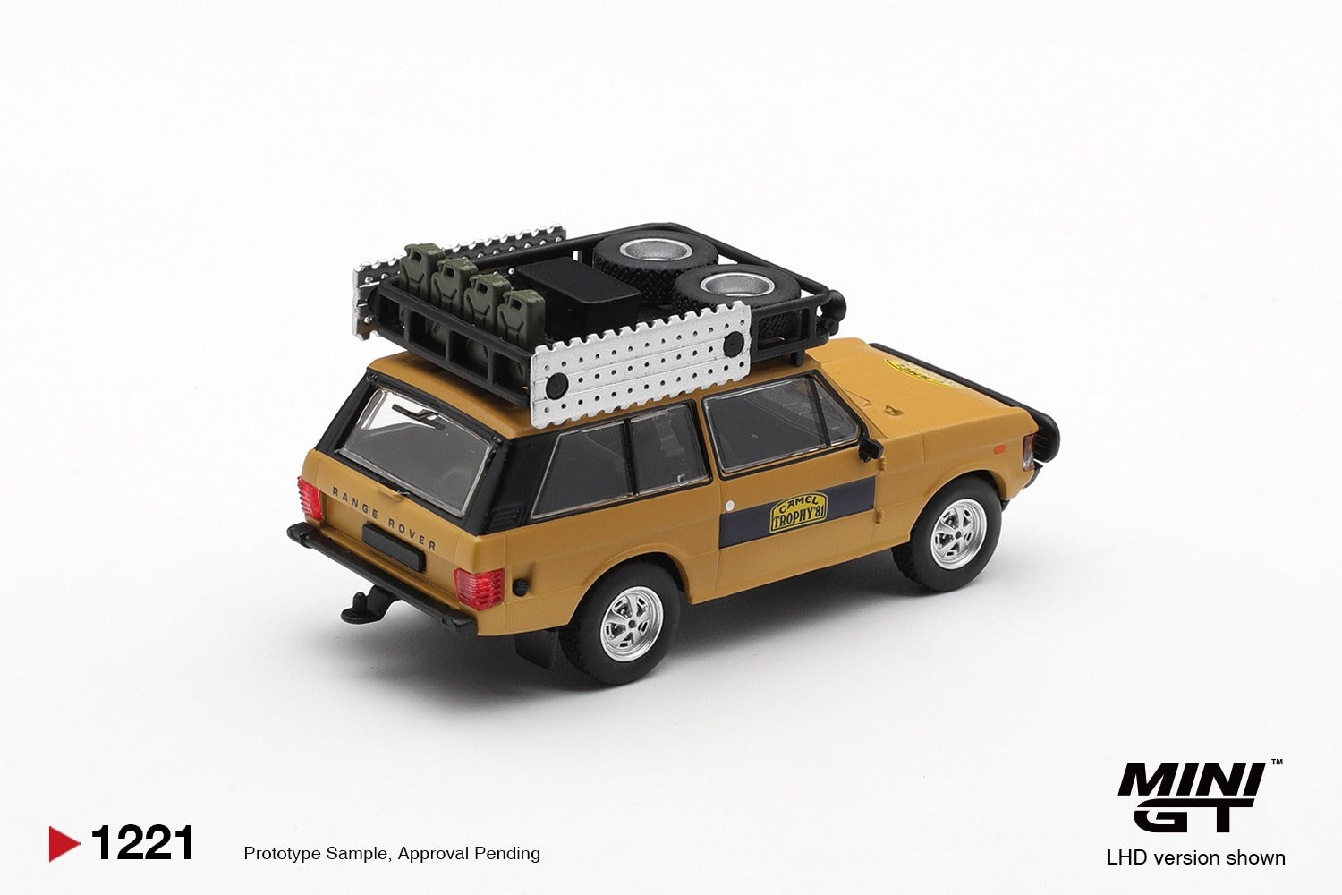MINIGT 1/64 Range Rover 1981 Camel Trophy Sumatra K.Stoppa & A.Valldorf