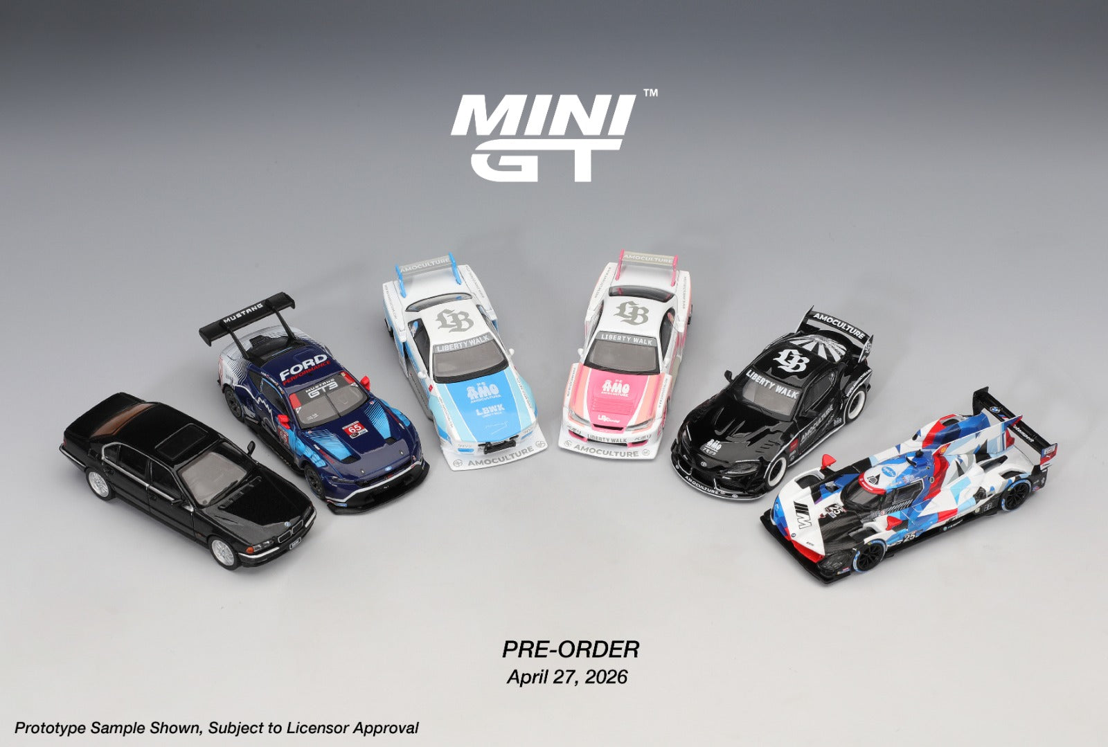 MINIGT 1/64 BMW 750IL Black Sapphire