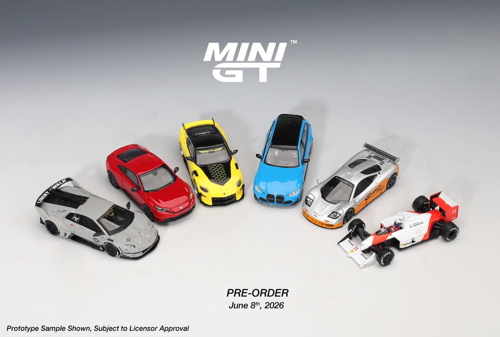 MINIGT 1/64 Honda Prelude Rallye Red