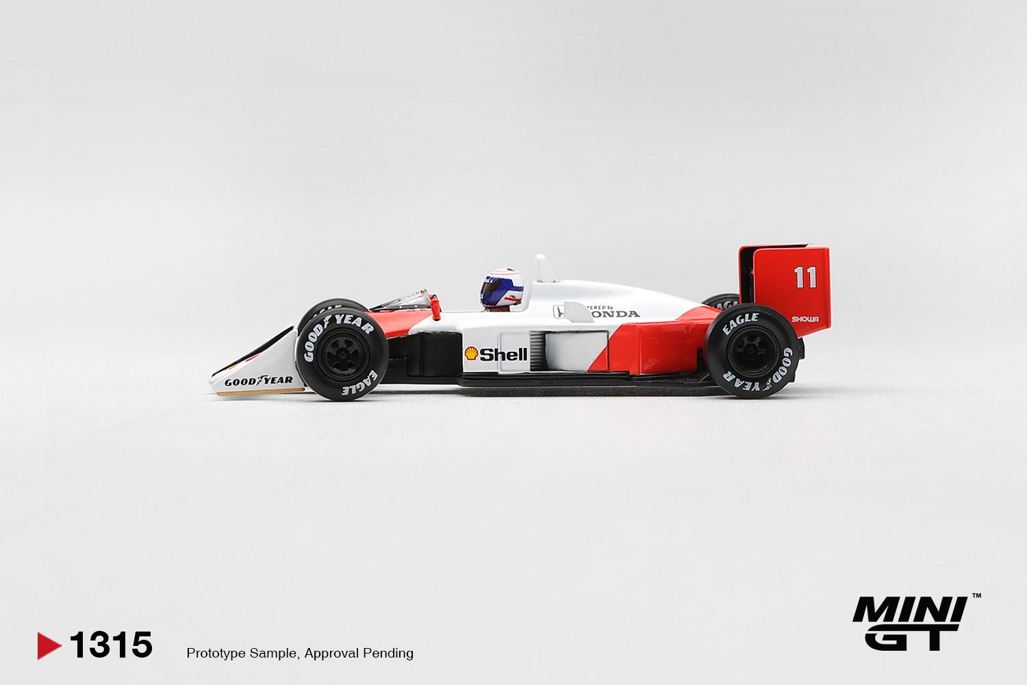 MINIGT 1/64 McLaren MP4/4 #11 Alain Prost 1988 Canadian Grand Prix  2nd Place