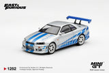 MINIGT 1/64 Nissan Skyline GT-R C-West "2 Fast 2 Furious" Brian O'Conner / Blister Packaging
