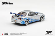 MINIGT 1/64 Nissan Skyline GT-R C-West "2 Fast 2 Furious" Brian O'Conner / Blister Packaging