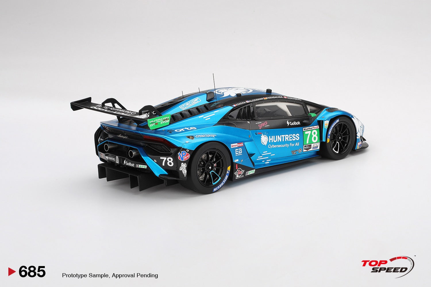 TOP SPEED - Lamborghini Huracán GT3 EVO2 #78 Forte Racing 2025 IMSA Daytona 24 Hrs