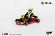 MINIGT 1/64 塞纳卡丁车 Formula K #9 埃尔顿·塞纳·达·席尔瓦 1981年卡丁车世锦赛