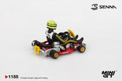 MINIGT 1/64 塞纳卡丁车 Formula K #9 埃尔顿·塞纳·达·席尔瓦 1981年卡丁车世锦赛