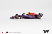 MINIGT 1/64 甲骨文红牛车队 RB19 #1 马克斯·维斯塔潘 2023 F1 2023 拉斯维加斯大奖赛冠军