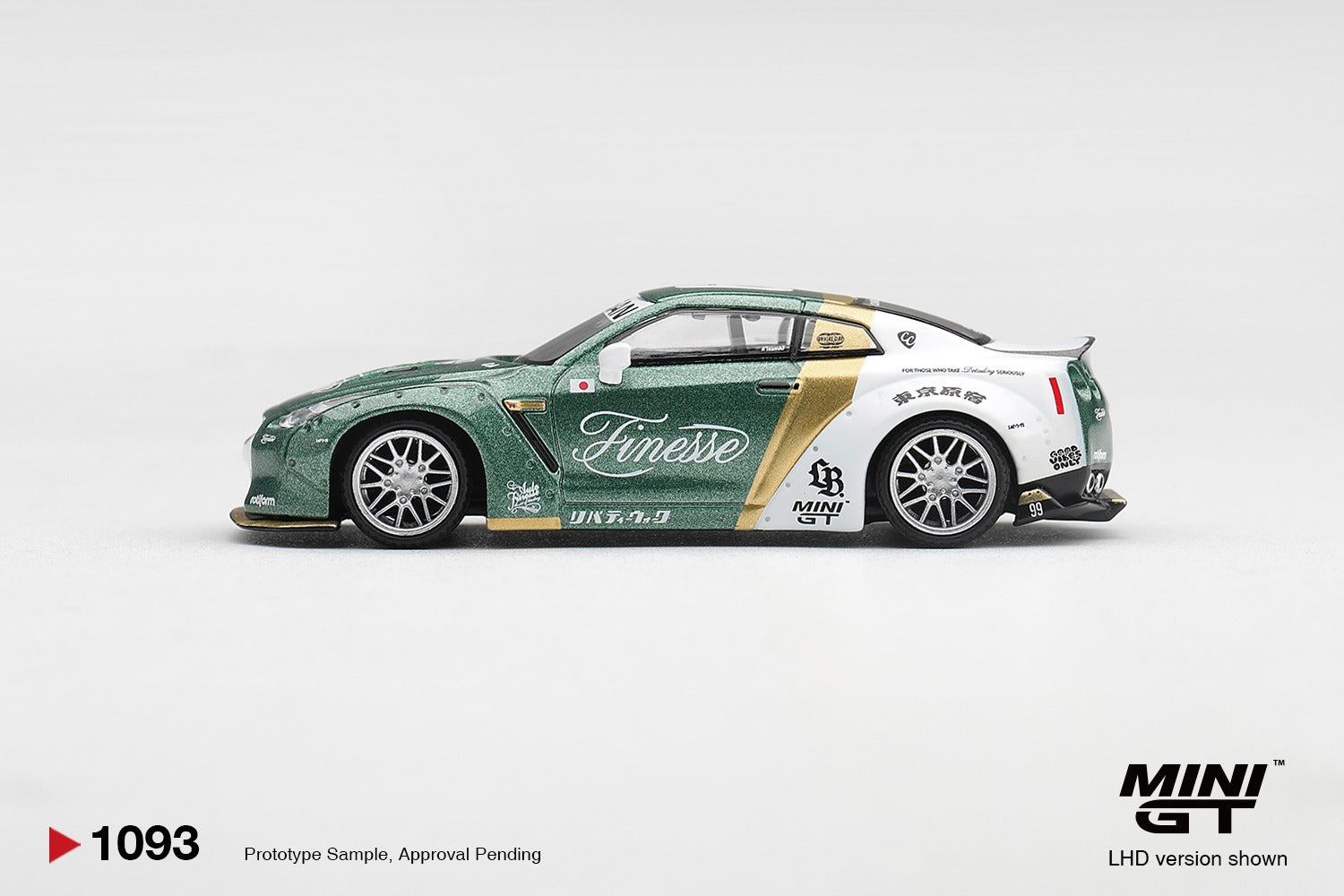 MINIGT 1/64 Nissan GT-R (R35) LB★WORKS Type 1, Custom Ducktail Auto Finesse