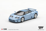 MINIGT 1/64 Bugatti EB110 GT Azzurro Metallizzato Mondial de l'Automobile 1992
