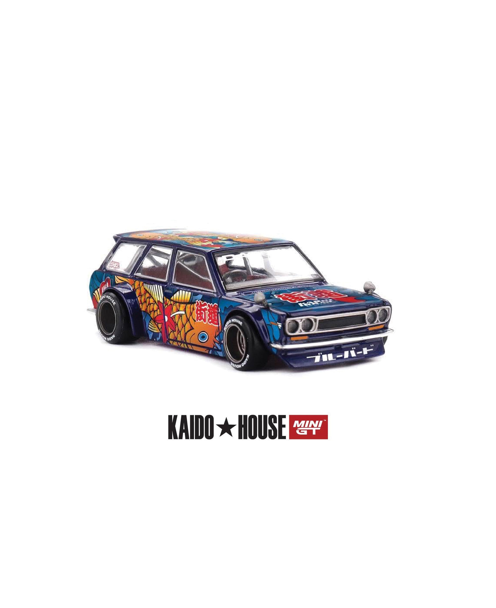 KaidoHouse x Mini GT Datsun KAIDO 510 Wagon  Koi Wagon V1