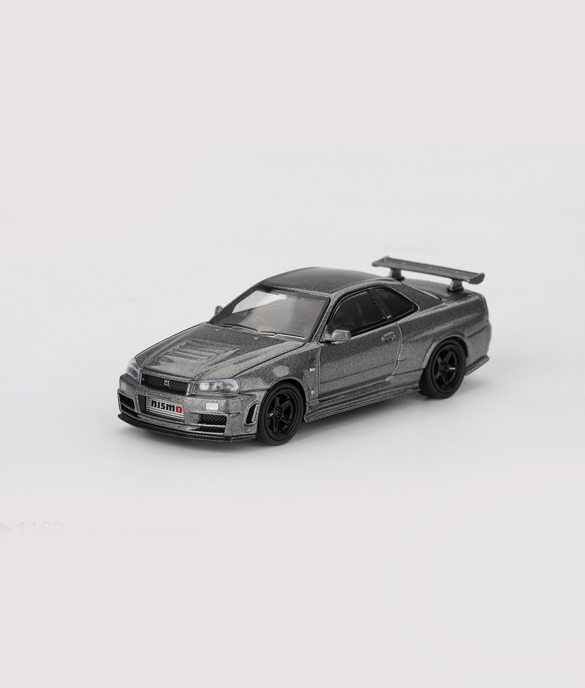 MINIGT - 1/64 Nissan Skyline GT-R Dark Metal Gray (NISMO BNR34 CRS Version)