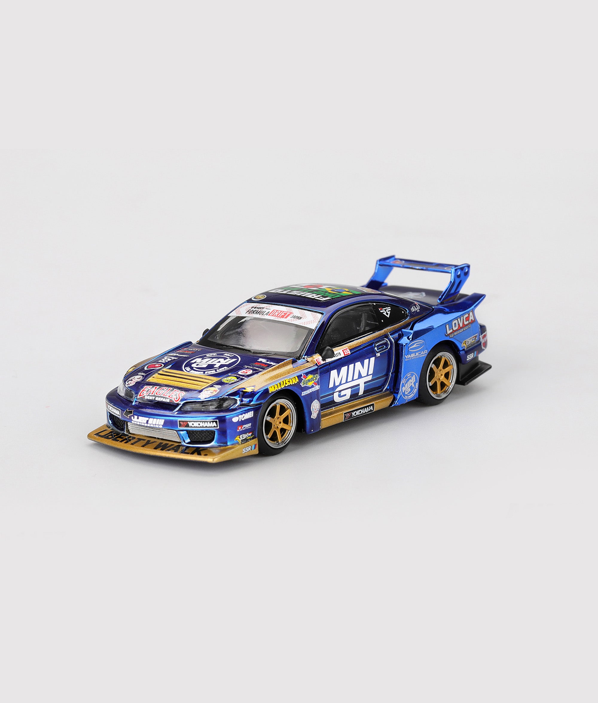 MINIGT - 1/64 Nissan LB-Super Silhouette S15 SILVIA  #555 Team MINI GT Liberty Walk 2025 Formula Drift